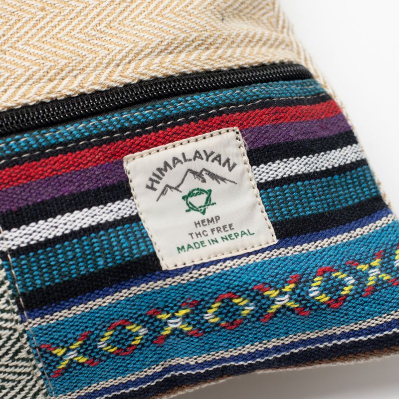 Patchwork Kathmandu taška na rameno - Dhaka Design (37×38 cm)