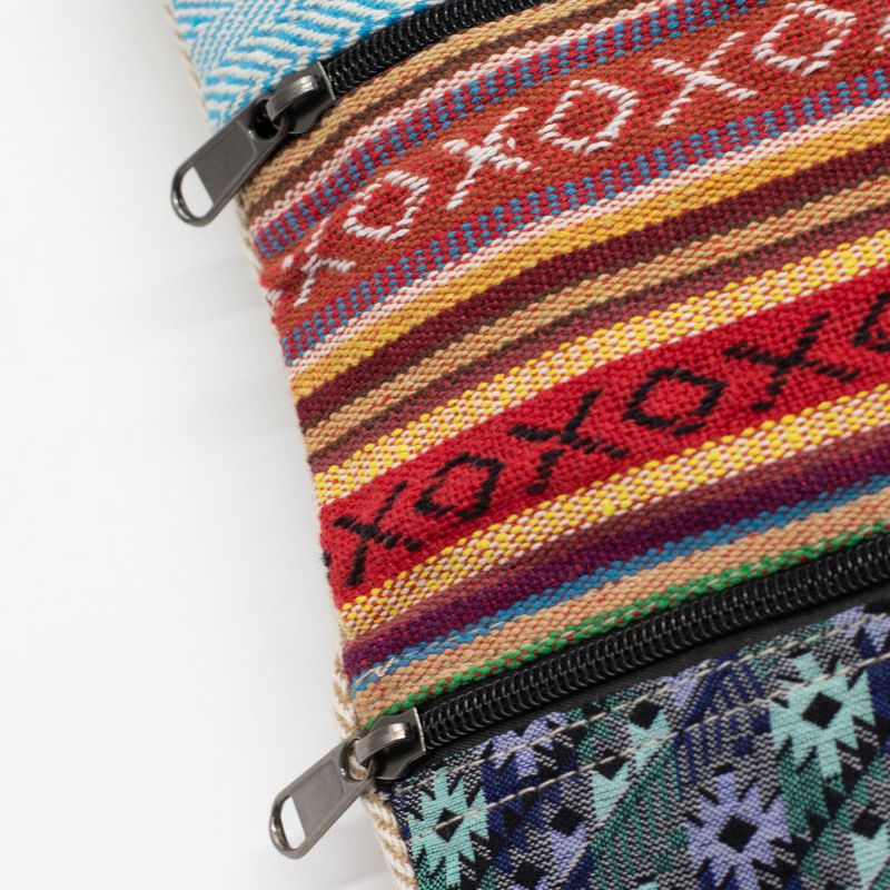Patchwork Kathmandu taška na rameno - Dhaka Design (37×38 cm)