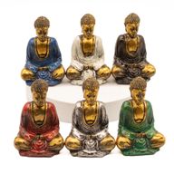 Zlatý mini Buddha (různé barvy)