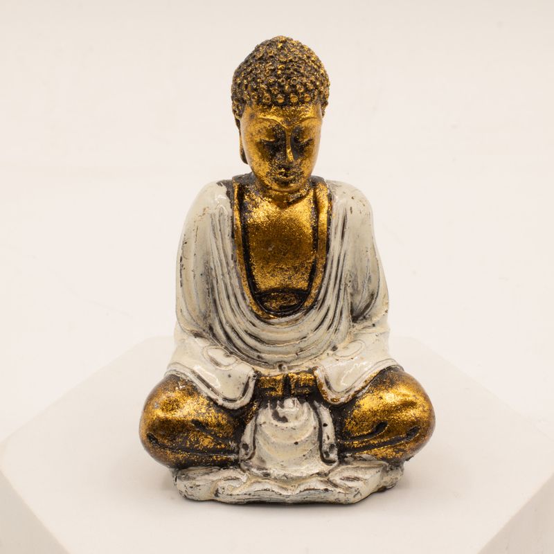 Zlatý mini Buddha (různé barvy)