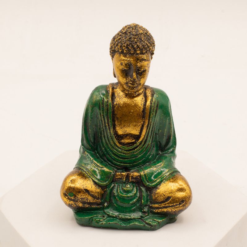 Zlatý mini Buddha (různé barvy)