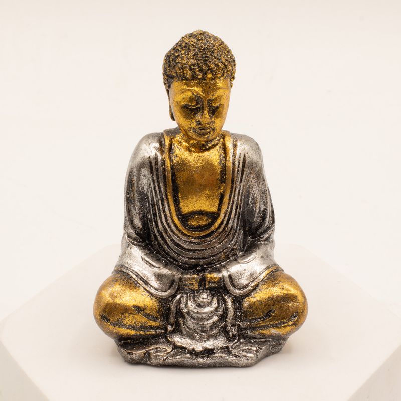 Zlatý mini Buddha (různé barvy)