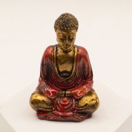 Zlatý mini Buddha (různé barvy)