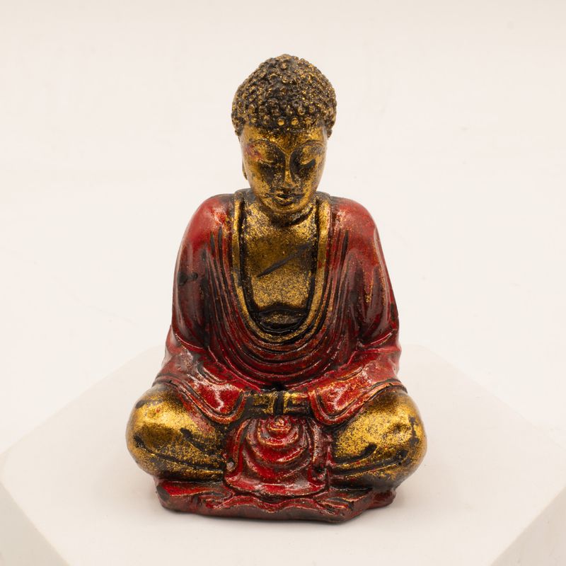 Zlatý mini Buddha (různé barvy)