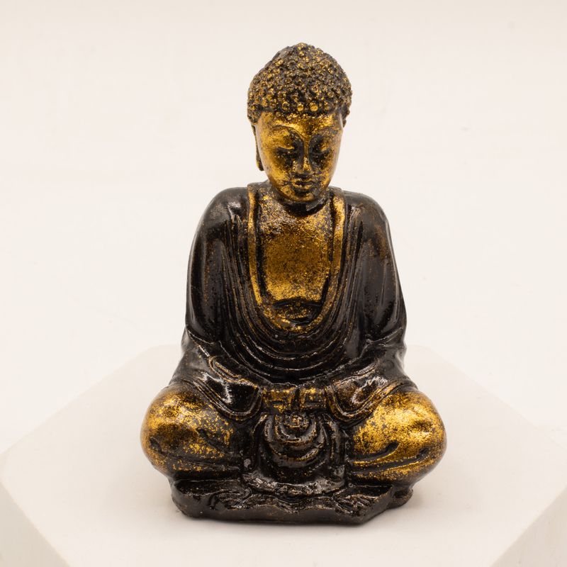 Zlatý mini Buddha (různé barvy)