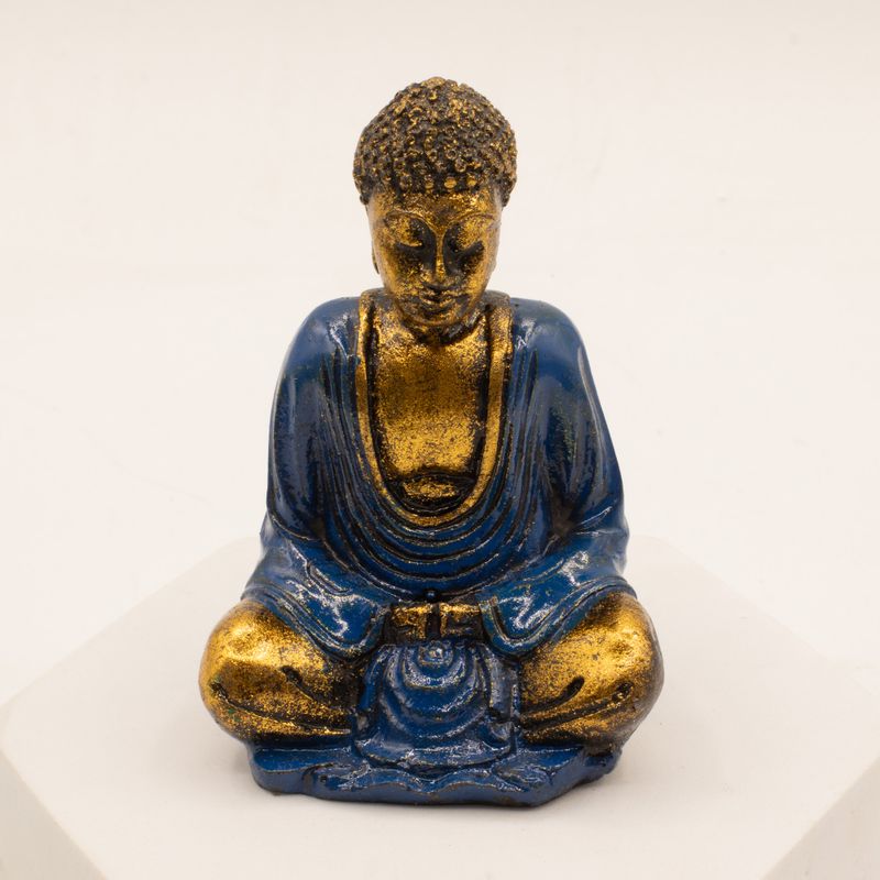 Zlatý mini Buddha (různé barvy)