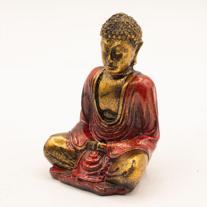 Zlatý mini Buddha (různé barvy)