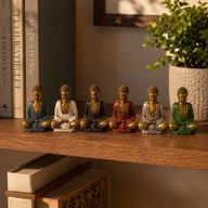 Zlatý mini Buddha (různé barvy)