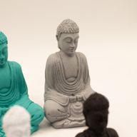 Matný Mini Buddha (různé barvy)
