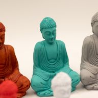 Matný Mini Buddha (různé barvy)