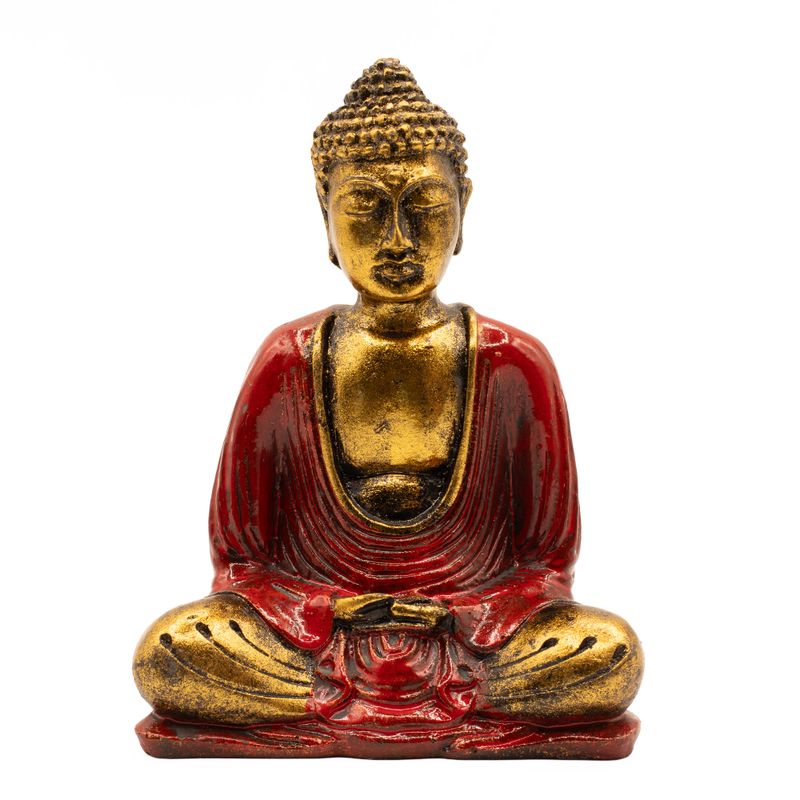 Červený a zlatý Buddha - Střední