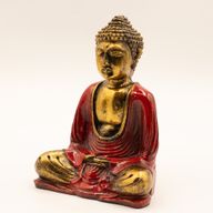Červený a zlatý Buddha - Střední