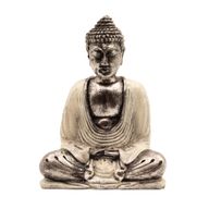 Bílý a šedý Buddha - Střední