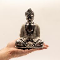 Bílý a šedý Buddha - Střední