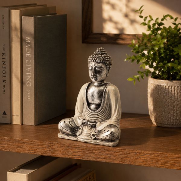 Bílý & Šedý Buddha - Střední