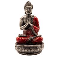 Buddha svícen - červený - střední