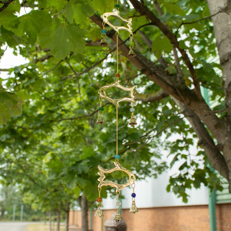 Indické zvonky - Fish Drop - 7 zvonů - 8,5×54 cm