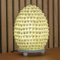 Boho lampa ze mořských mušlí - Buting Shell Ovál - 15 cm