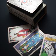 Sada karet Waite Tarot se stříbrnou folií - včetně brožury