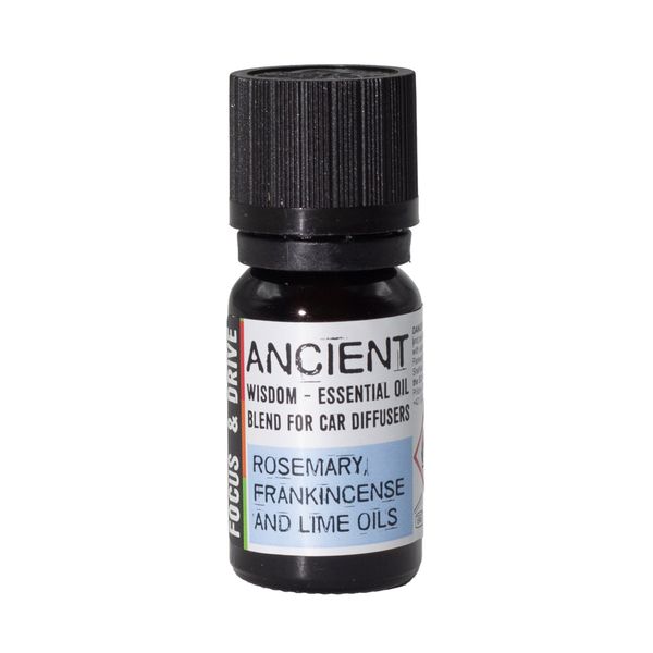 10ml Aromaterapeutické Směsi pro Aroma Difuzéry do Auta - Soustřeď se & Řiď
