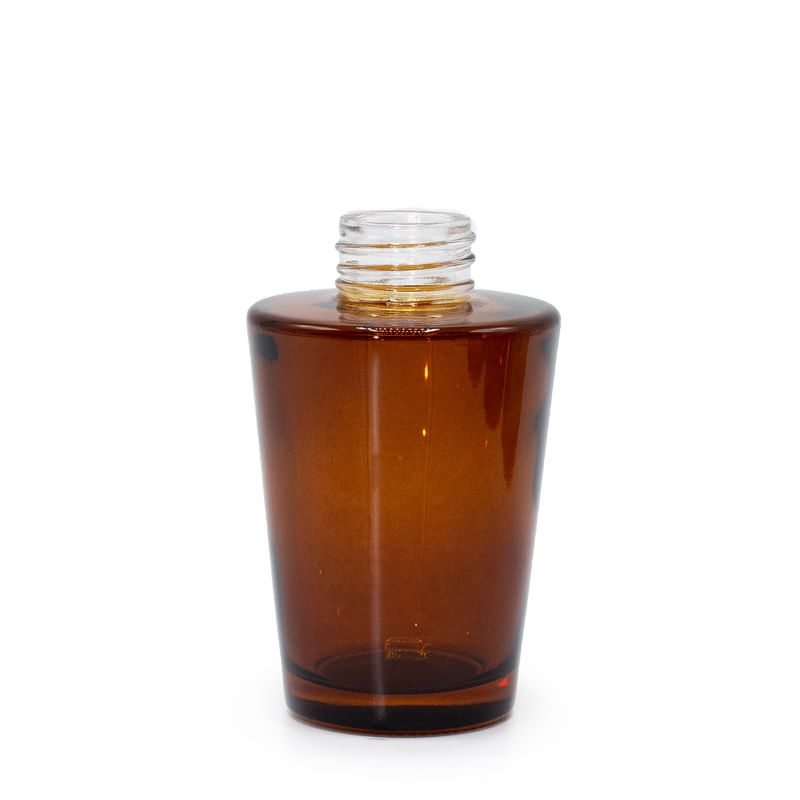100ml Láhev pro difuzér s rákosovými tyčinkami (28mm hrdlo) - jantarová