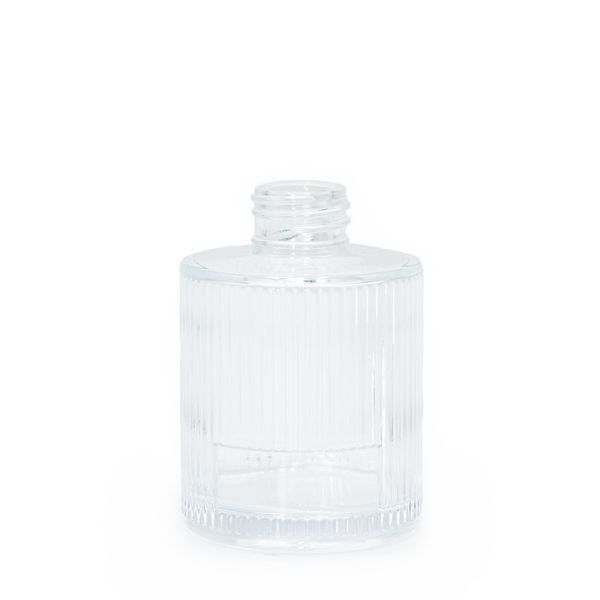 150ml Žebrovaná Oválná Difuzní Lahvička (28mm Hrdlo) - Čistá