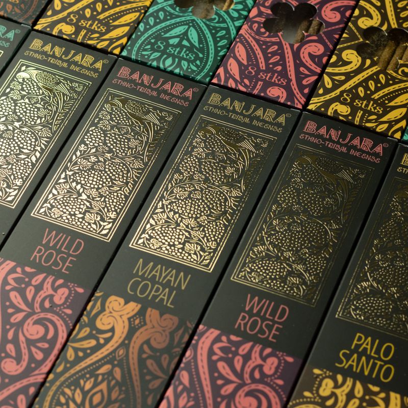 Banjara extra dlouhá kadidlová hůlka - Mayanský kopál