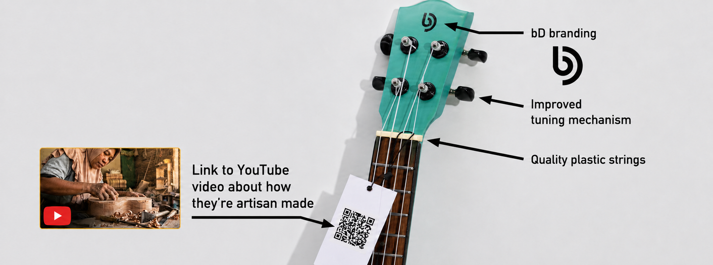 Ručně Vyráběné Ukulele