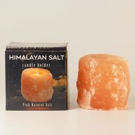 Kvalitní přírodní solný svícen 600–800 g