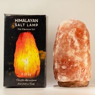Kvalitní přírodní solná lampa - a základna přibližně 8–10 kg