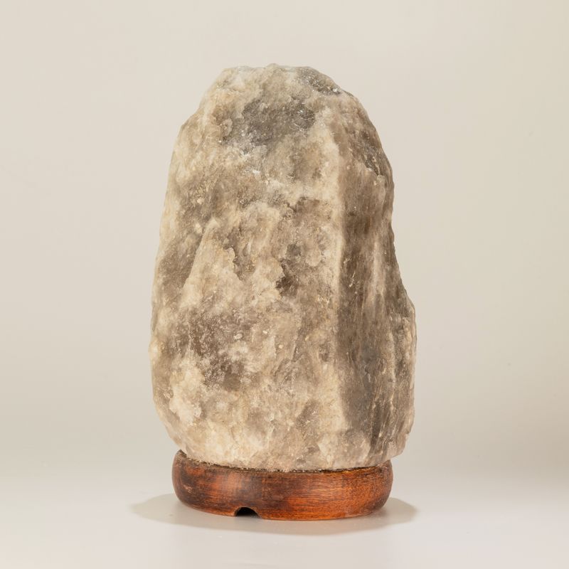 Šedá himalájská solná lampa - 1,5 - 2 kg