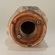 Šedá himalájská solná lampa - 1,5 - 2 kg