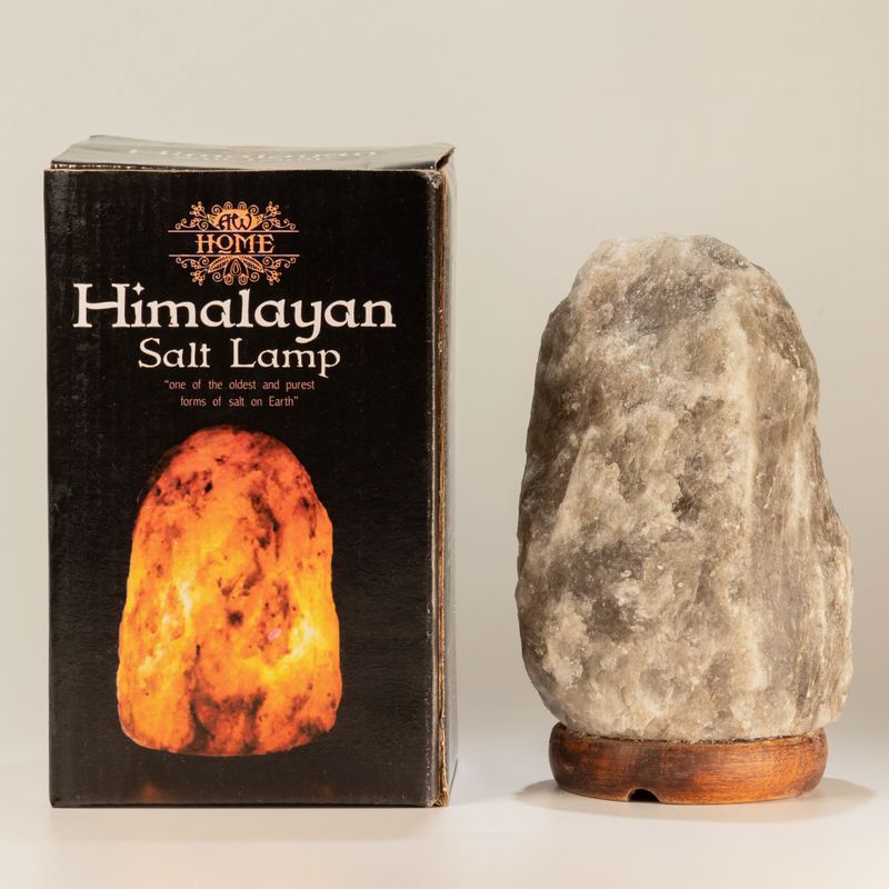 Šedá himalájská solná lampa - 1,5 - 2 kg