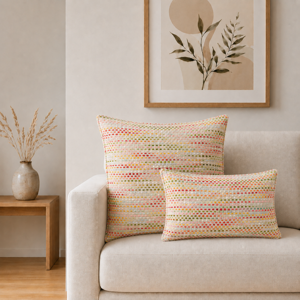 Klasický povlak na polštář - Skrytá duha - 30x50cm - Styl dřeva