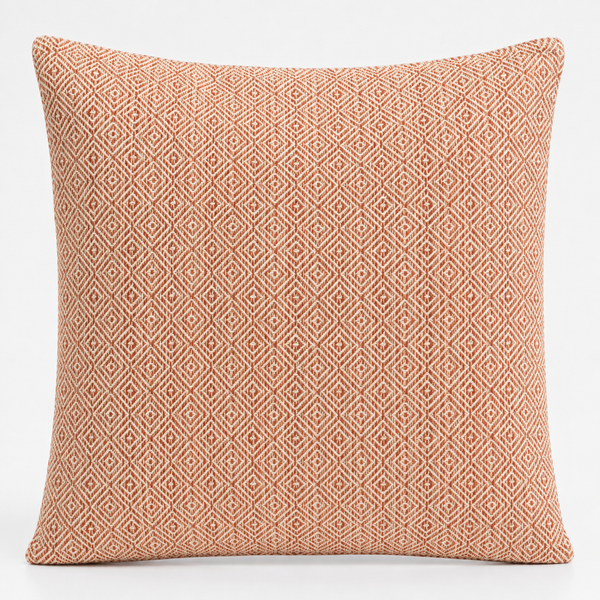 Klasický povlak na polštář - burgundské čtverce - 60×60 cm - Jumbo styl