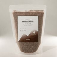 Voněný písek na svíčky - mocha hnědá - karminový krystal - 300 g