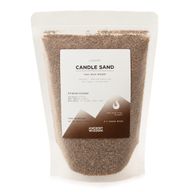 Voněný písek na svíčky - mocha hnědá - karminový krystal - 300 g