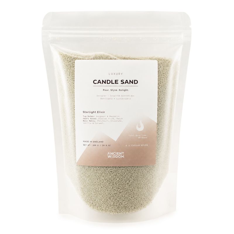 Vonná písečná svíčka - bílá - Starlight Elixir - 300 g