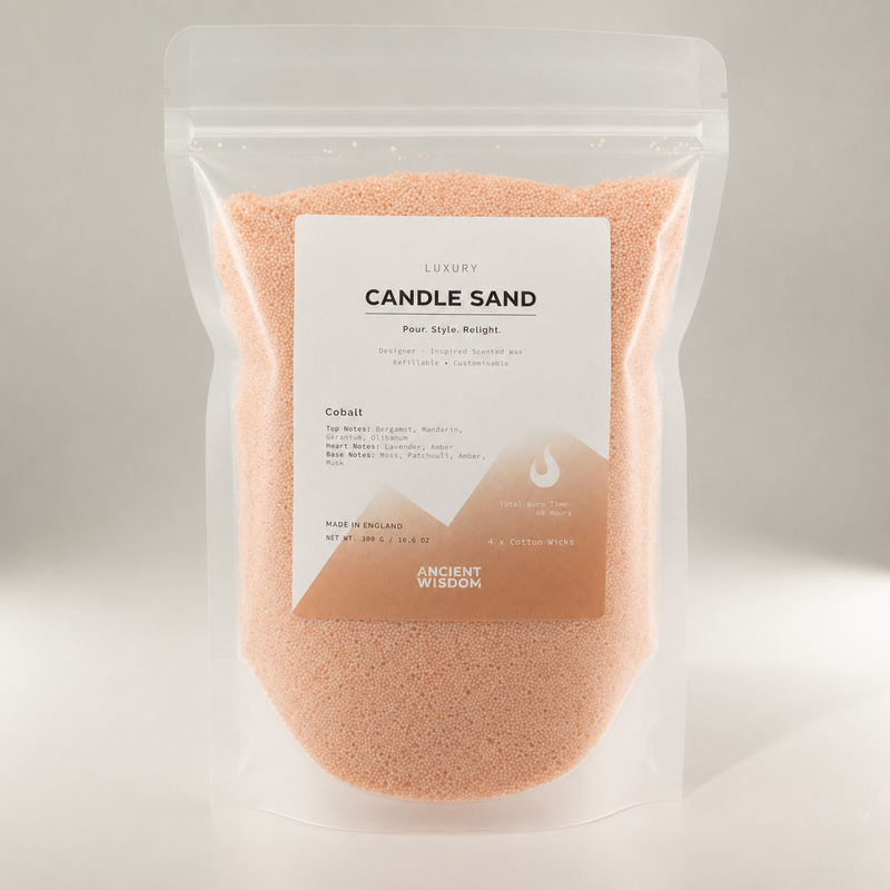 Vonný písek do svíček - Taupe Orange - Cobalt - 300 g