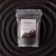 Provoněná svíčka písková - černá - Spirited - 300 g
