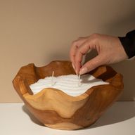 Písek pro svíčky bez vůně - bílý - 300 g
