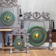 Střední gong ve stojanu - 50 cm - Greenwash