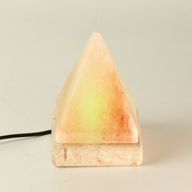 Kvalitní USB pyramidová solná lampa – 9 cm (vícebarevná)