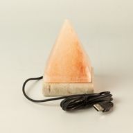Kvalitní USB pyramidová solná lampa – 9 cm (vícebarevná)