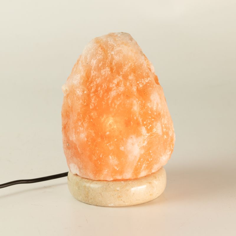 Kvalitní USB přírodní solná lampa - 11,5 cm (vícebarevná)