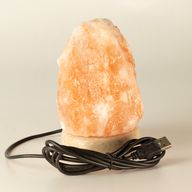 Kvalitní USB přírodní solná lampa - 11,5 cm (vícebarevná)