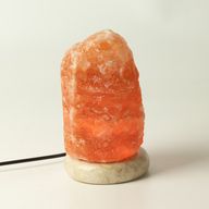 Kvalitní USB přírodní solná lampa - 11,5 cm (1 ks)