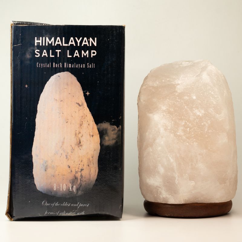 Crystal Rock himalájská solná lampa - a základna cca 8–10 kg