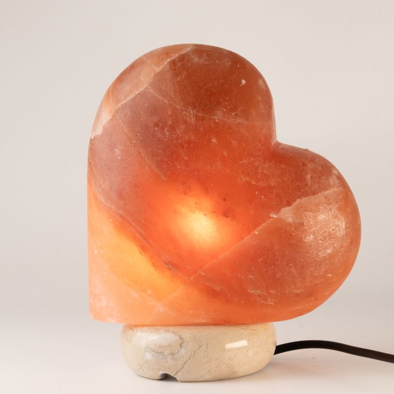 Ručně vyrobená solná lampa - Srdce