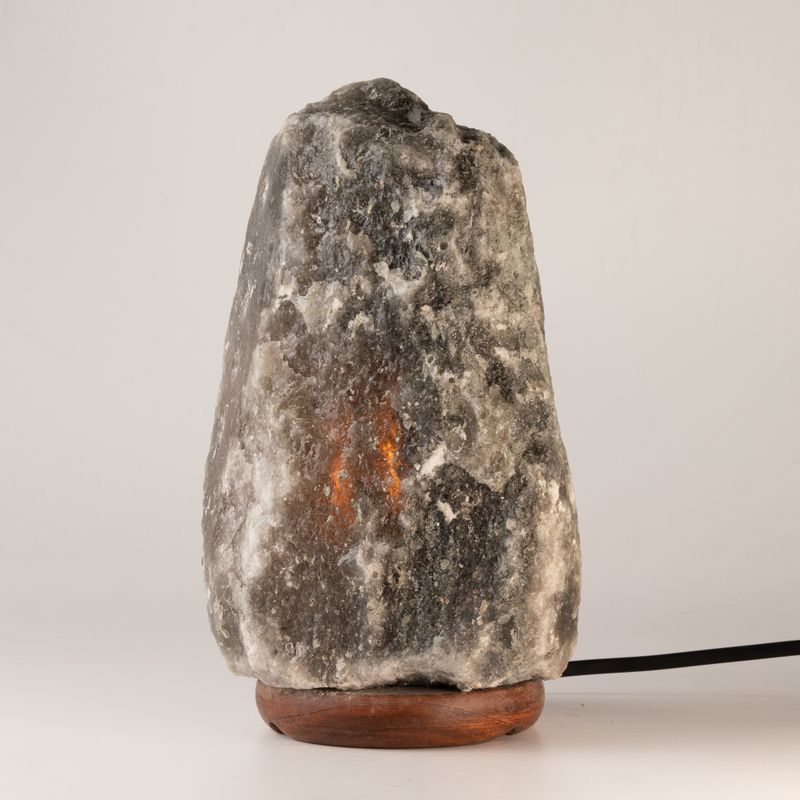 Šedá himálajská přírodní solná lampa – 3–5 kg